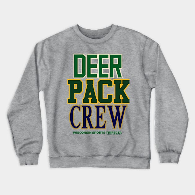 Deer Pack Crew Crewneck Sweatshirt by wifecta